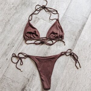 Monday Swimwear Brown Bikini